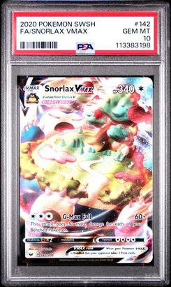 Snorlax VMAX - PSA 10 - Graded Card